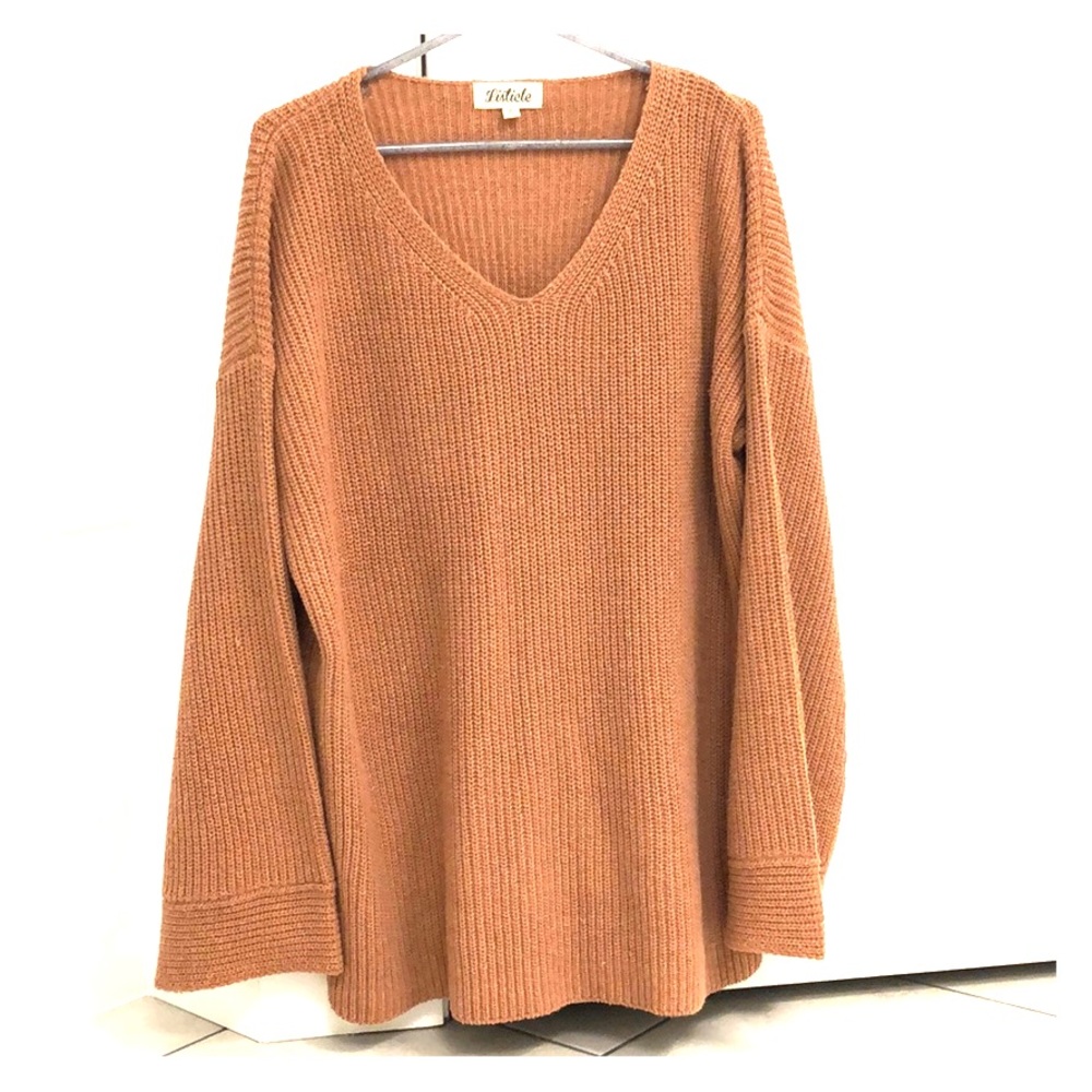 V neck sweater
